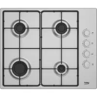 Beko HIGG641C3SX, Edelstahl, Integriert, 60 cm, Gaskochfeld, Edelstahl, 4 Zone(n)
