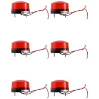 Typecat 6X AC 220V Industrial LED Stroboskop Licht Unfall Warnung Lampe Rot LTE-5061 de