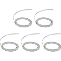 Typecat 5X 10M 18650 Li-Ion Akku Nickel Blech Platte Vernickelter Stahl Band Streifen Verbinder Punkt Schweißen Maschine (0.1X5X10M)