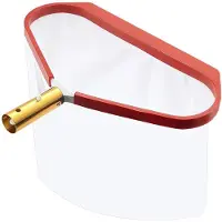 Kepptory Feinmaschiger Poolskimmer, Poolnetz mit Aluminiumrahmen, Maschenkopf Kompatibel mit Standard-Teleskopstangen, Zur Reinigung