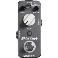 ISTOVO MOOER MRV1 ShimVerb Reverb Gitarreneffektpedal 3 Modi Raum-, Feder- und Schimmer-Reverb -Kompaktpedal für E-Gitarre