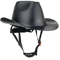 Typecat Cowboy-Schutzhelm mit Belüftungsöffnung, HDPE-Vollrandhelm für Arbeiten im Freien, Z. B. auf Baustellen, Eisenbahnen und Rettungseinsätzen A
