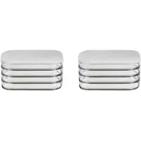ISTOVO Container for Fridge Bacon Lunch Meat Container for Refrigerator Meal Prep Containers Stackable Food Fourth Floor 2pc
