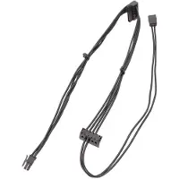 ISTOVO 4Pin to Serial SSD Power Supply Cable Small 4-Pin to Dual Power Cable for M410/M415/510S/510A/M610/M710