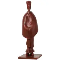 Semoic Abstrakte Figur, Ornamente, Skulptur, Ornamente, für Zuhause, Wandschrank, Arbeitszimmer, Weiche Dekoration, Weinrote Farbe