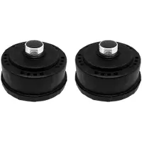 Torribaly 2 Stück 32 Mm/1,25 Zoll Geräuschreduzierungsfilter für Luftkompressoren, Runder Schalldämpferfilter mit Kunststoffschale