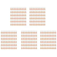 Typecat 300 Stück Leere Runde Hölzerne Schlüssel Anhänger DIY Holz Schlüssel Anhänger Schlüssel Anhänger Können DIY Geschenke Gravieren