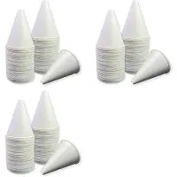Torribaly 300 Stück Papiertrichter für Motoröl, 6 Oz, Einweg-Motoröltrichter, für Spender, Küchenfüllflaschentrichter
