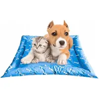 Nobleza Kühlmatte für Tiere 65 cm x 55 cm – Schlafplatz für Hunde und Katzen