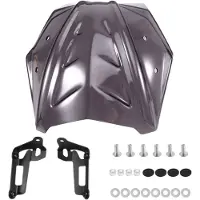 Torribaly Motorradzubehör Windschutzscheibe Windschutz für CB 500 Hornet CB500 ABS 2024 2025 Touring Windabweiser B