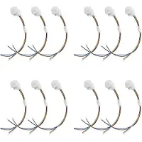 Typecat 12er-Pack Lichtschalter mit Bewegungsmelder, Intelligenter PIR-Sensor-Erkennungsschalter, Intelligenter Lichtschalter Zur Decken- oder Wandmontage