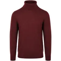 Suitable Merino Rollkragen Pullover Burgundy