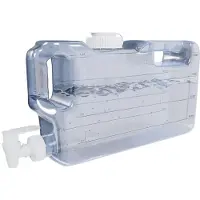 Typecat 1,1 Gallonen Kühlschrank-Wasserspenderflasche mit Wasserhahn, Zapfhahn und 58 mm Schraubverschluss, Getränkespender für Den Kühlschrank
