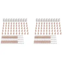 Typecat 220 Stück Plasma Schneiden Verbrauchsmaterial Passend Schneiden 40 50 mit Plasma Schneider Fackel PT31 LG40