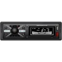 Jojomino Autoradio 1-DIN Stereo Multimedia MP3-Player Digital FM-Audio Musik Bunte RGB-Beleuchtung mit USB- und AUX-Anschluss im Armaturenbrett