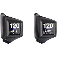 Exogio 2X OBD+GPS Autofahren A401 Display Tachometer Öldruck Wassertemperatur Kraftstoffverbrauch Bordcomputer Englisch