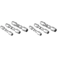 ISTOVO 6x Reparatursatz Wiederverwendbare Hydraulikschlaucharmaturen, Hydraulikschlaucharmaturen mit 1/4Zoll, 3/8 Zoll, 1/2 Zoll Innendurchmesser,