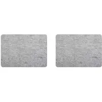 Typecat 2Stück 17 Zoll X 13,5 Zoll -Pressmatte, Bügelmatte Aus Gefilzter Wolle, Unterlage, Decke für Quilter, Nähen, Quiltzubehör