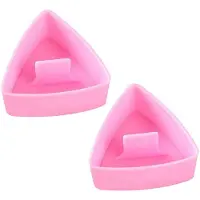 Torribaly 2X Onigiri-Form, Großes Reisform-Maker-Set, Antihaftbeschichtete Reisform für das Mittagessen der Kinder, Küche, Tragbarer Reisbällchen-Maker A