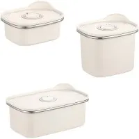 Semoic Lunchbox, die in der Mikrowelle Erhitzt Werden Kann. Versiegelte, Kühlschrankgeeignete Lunchbox mit Gemüsefach.