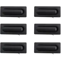 Typecat 6X Zimmer LED Lampe Kopf Teil Wand Leuchte Wand Leuchte Bettseite Leselicht Einbau Automatik Schalter Wand Leuchten,Schwarz