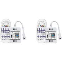 Torribaly 2X WiFi SPI Pixel LED-Lichtstreifen-Controller Musik-Sprachfernbedienung Traumfarben-Lichtbänder APP-Steuerung Dimmer