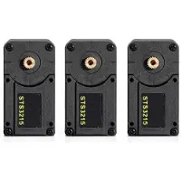 Torribaly 3X 7,4 V STS3215-Servos für Den Roboterarm SO-ARM100, 19 Kg, Intelligentes Bus-Servo mit Hohem Drehmoment, TTL Zur Programmierung mit FE-URT-1