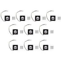 Typecat 10X für Jetson Kühlung Lüfter 5 V, 4PIN Rückwärtssicherung, PWM Geschwindigkeit Einstellung, Starke Kühlung Luft