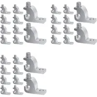 ISTOVO Pool-Anschlusslasche, Einlegestecker, Einlegelaschen mit Leitfähigem Aluminium für Schwimmbäder, 4-14-Draht-Bereich (30 Packungen)
