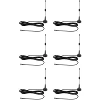 Typecat 6X 433 MHz 5 Dbi Antenne GSM-Antenne SMa-Stecker Magnetfuß für Amateurfunk, mit 3 Meter Kabel