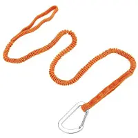Semoic 2er-Pack Kajak-Paddel-Leine, Paddle-Board-Leine, Angel-Lanyard-Tool mit Karabiner, Kajak-Zubehör, Orange