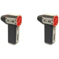 ISTOVO 2X -Luftgebläse, Tragbarer Elektrischer Turbo-Jet-Ventilator, Bürstenloser 40-mm-Motor, Starkes Gebläse, Windgeschwindigkeit 56 M/S, Industrieller