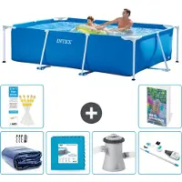 Intex Rechteckiger Frame Pool - 260x160x65 cm - 5-teilig S145