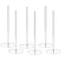 Typecat Donut-Ständer, 6er-Pack, Bagel-Ständer Aus Acryl, Donut-Präsentationsständer für Desserttisch, Bagel-Präsentationsturm für Geburtstag, Hochzeit