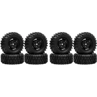 Torribaly 8 Stück 95 mm 1,9 Beadlock-Felgenreifensatz für 1/10 RC Crawler Car für TRX4 RC4WD D90 für Axial SCX10 II III Redcat MST