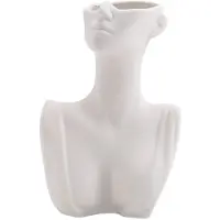 Torribaly Kreative menschliche Kopf Gesicht Blumen vasen Porträt Vase Dekorative nordische Blumen topf Ornament Keramik Statue Handwerk Zuhause