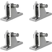 Torribaly 4X 316 Edelstahl Deck Scharnier 60 Abnehmbare Pin Marine Bimini Top Fitting Boot Zubehör Marine Hardwares