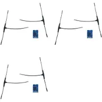Torribaly 3X 915 MHz 868 MHz ELRS RX Diversity-Empfänger Dual Core RX TCXO Doppelantenne für FPV Long Rang Racing Drone C