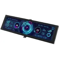 Semoic Turing 8,8 Zoll IPS Typ-C Zweitmonitor - Display Case für CPU-, GPU-, RAM-Überwachung mit USB-Schnittstelle Schwarz