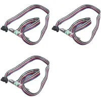 Torribaly 3X PC-Computer USB-Anschluss Audio-Headset-Mikrofon-Kabel Unterstuetzung der Frontplatte