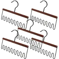 Tlily Multifunktionaler BH-Aufhänger für Den Kleiderschrank, Mehrere Haken, Platzsparend, für Herren, Gürtel, BHs, Unterwäsche, Schals Usw.