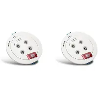 Torribaly 2X Notleuchte mit 4 LEDs, Eingebauter Lithiumbatterie, Deckenleuchte