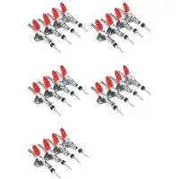 ISTOVO 20 Stück GH-301AM 45Kg Toggle Klemme Schnell Spanner Ziehen Aktion Vertikale / Horizontale Klemmen Hand Werkzeug für die Holzbearbeitung