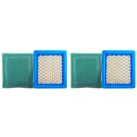 ISTOVO 2X Luftfilter Ist Geeignet für Tecumseh 740061 4 und 5,5 PS Motoren, Ersetzt Stens 100-450 Durch 36634 Vorfilter