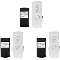 Typecat 3X Deckenventilator-Fernbedienungsset, Kleine Universal-Deckenventilator-Lichtfernbedienung, Geschwindigkeit, Licht, Zeitsteuerung, Kabellose