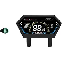 Torribaly UKS6 Elektroroller LCD-Messgerät Farbbildschirm 24 V-72 V Elektrofahrrad Armaturenbrett E-Bike Display Wasserdicht 5PIN