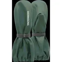 Didriksons Pileglove Gefütterte Regenhandschuhe, Dark Moss, 4-6 Jahre