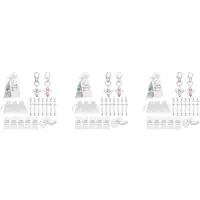 Torribaly 90 Stücke Schutz Engel Schlüssel Anhänger Baby Taufe Dusche Hochzeit Souvenir Gast Geschenk Hochzeit Dekoration Party Weihnachts Dekor