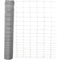 Floraworld Knotengeflecht, HxL: 150 x 5000 cm, Stahl, silberfarben