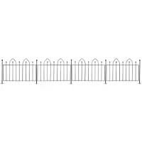 Floraworld Zaunmatte Nachbildung Oxford 132 x 84,5 cm anthrazit